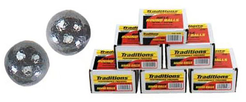 TRADITIONS INC Traditions A1644 Rifle Round Balls  50Cal Lead Ball 177gr 100/Box