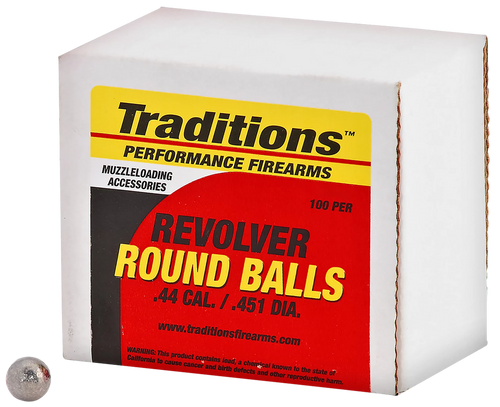TRADITIONS INC Traditions A1647 Revolver  44Cal Lead Ball 140gr 100/Box