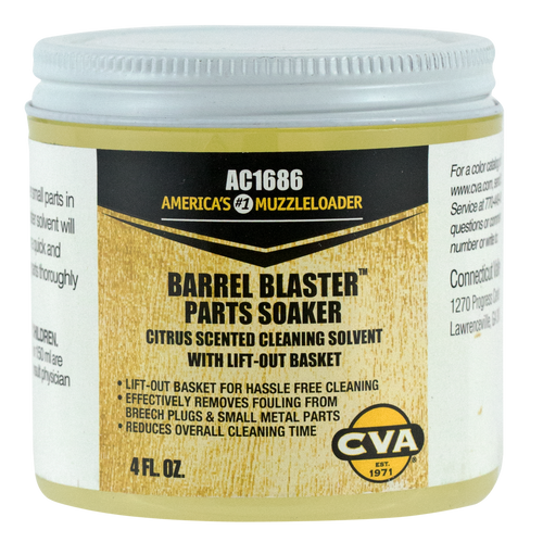 CVA/BLACKPOWDER PRODUCTS CVA AC1686 Barrel Blaster Parts Soaker Removes Fouling 4 oz Liquid