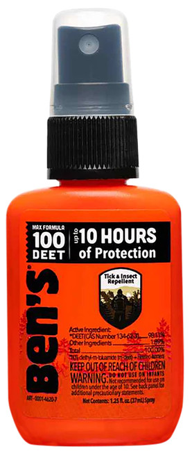 ADVENTURE MEDICAL KITS Ben's 00067070 100  Odorless Scent 1.25oz Spray Repels Ticks & Biting Insects Effective Up to 10 hrs