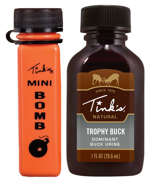 DEAD DOWN WIND (ARCUS) Tinks W6197 Trophy Buck  Deer Attractant Buck Urine Scent 1 oz Includes Mini Bomb