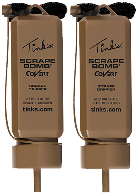 DEAD DOWN WIND (ARCUS) Tinks W5104 Covert Scrape Bomb 2 oz Dripper 2 Drippers