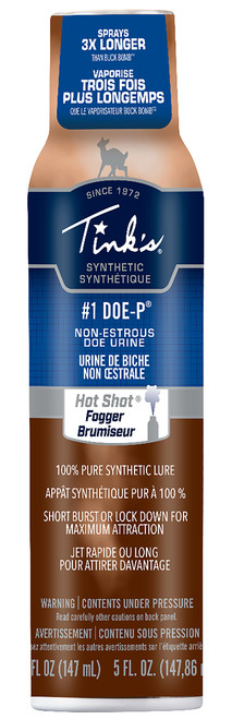 DEAD DOWN WIND (ARCUS) Tinks W5272BL #1 Doe-P Synthetic Deer Attractant Doe Urine Scent 5 oz Aerosol