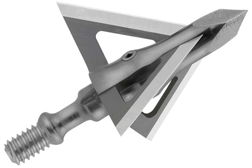 FERADYNE INC Muzzy 290 Trocar Broadhead 3-Blade Trocar Tip Solid Stainless Steel Ferrule Blades 100 gr/3 Per Pack