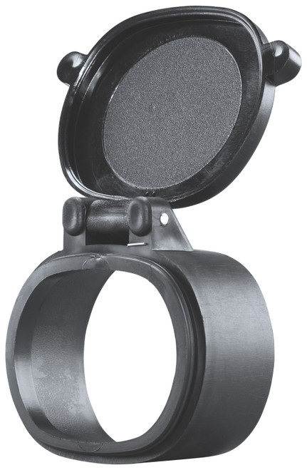 BUTLER CREEK/REVELYST Butler Creek 30110 Flip-Open Objective Scope Cover 39.10x34mm Obj. Size 11 Black Polymer