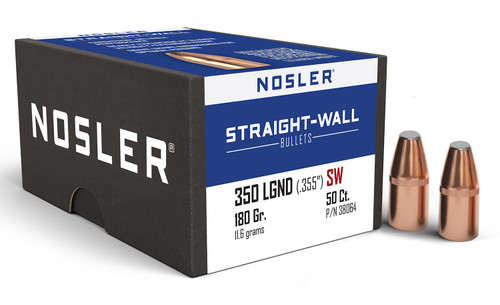 NOSLER INC Nosler 38064 Straight Wall  350Legend 180gr Power Point 50CT