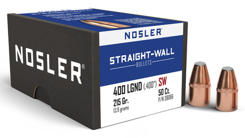 NOSLER INC Nosler 38066 Straight Wall  400Legend 215gr Power Point 50CT