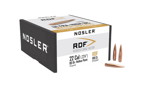 NOSLER INC Nosler 53441 RDF Match 22Cal 85gr Hollow Point Boat Tail 100/Box