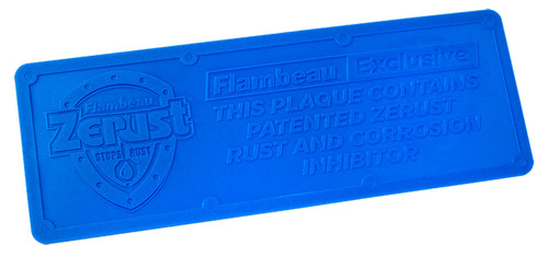 FLAMBEAU OUTDOORS Flambeau 6649ZR Zerust Plaque Protects Against Corrosion/Rust