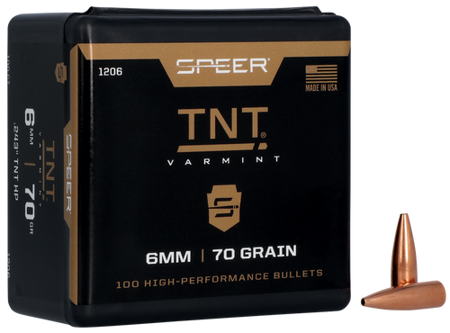 CCI/SPEER/KINETIC Speer 1206 TNT  6mm 70gr Jacketed Hollow Point 100 Per Box/5 Case