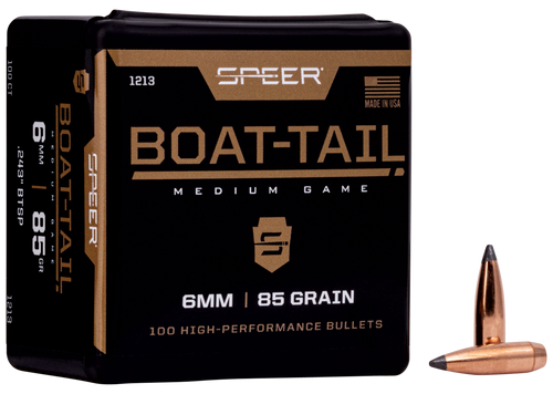 CCI/SPEER/KINETIC Speer 1213 Boat-Tail  6mm 85gr Jacketed Soft Point Boat Tail 100 Per Box/5 Case