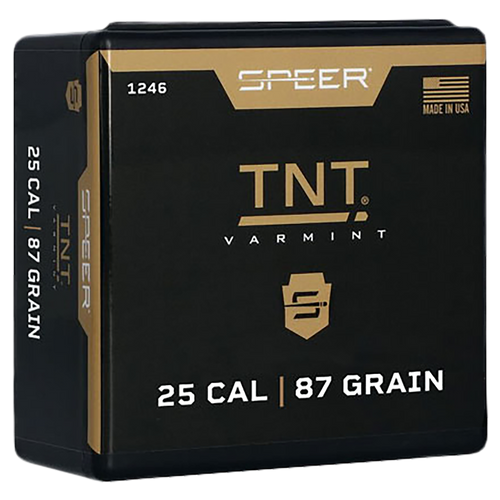 CCI/SPEER/KINETIC Speer 1246 TNT  25Cal 87gr Jacketed Hollow Point 100 Per Box/5 Case