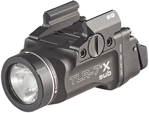 STREAMLIGHT INC Streamlight 69406 TLR-7 X Sub USB  Black Anodized 500 Lumens  White LED Sig Sauer P365/P365 XL