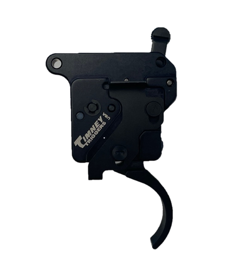 Timney Triggers 521 Featherweight Deluxe  Curved Trigger with 3 lbs Draw Weight for Rem Model 7