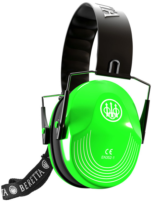 BERETTA USA CORP Beretta USA CF1000000207FF Safety Pro Muff 25 dB Florescent Green/Black