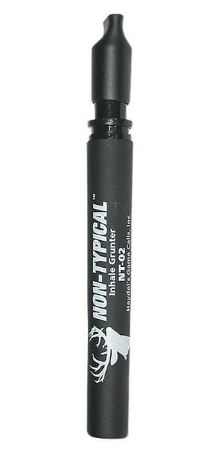 HAYDELS GAME CALLS INC Haydel's Game Calls NT02 Non-Typical  Grunter Call Attracts Deer Black Rubber
