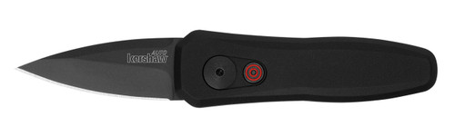 KERSHAW KNIVES/KAI USA Kershaw 7500BLK Launch 4 1.90" Folding Spear Point Plain Black DLC CPM 154 SS Blade Black Aluminum Handle Includes Pocket Clip