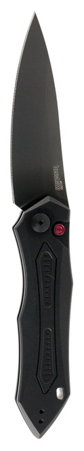 KERSHAW KNIVES/KAI USA Kershaw 7800BLK Launch 6 3.75" Folding Drop Point Plain Black DLC CPM 154 SS Blade Black Anodized Aluminum Handle Includes Pocket Clip