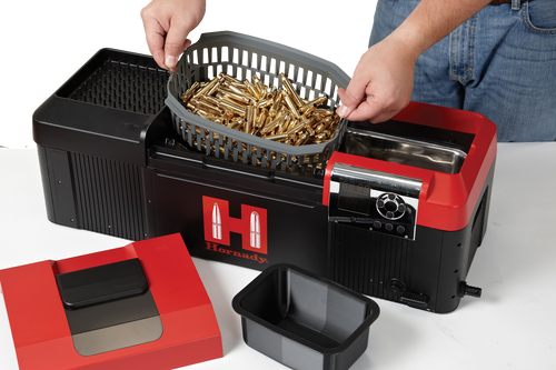HORNADY MFG CO Hornady 043310 Lock-N-Load Hot Tub Sonic Cleaner Black Red 9 Liters