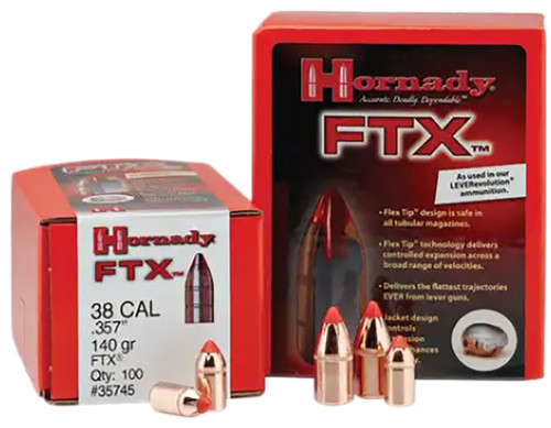 HORNADY MFG CO Hornady 50102 FTX  50 Cal .500 300 gr Flex Tip eXpanding 50 Per Box/ 25 Case