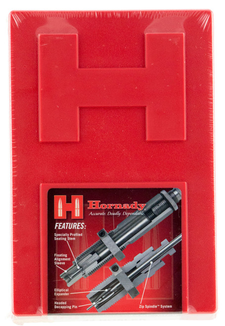 HORNADY MFG CO Hornady 546381 Custom Grade Series IV 2 Die Set for 33 Nosler Includes Sizing Seater