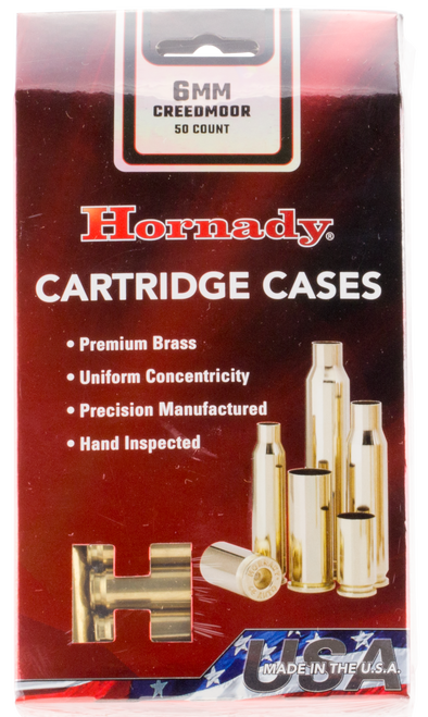 HORNADY MFG CO Hornady 86280 Unprimed Cases Cartridge 6mm Creedmoor Rifle Brass