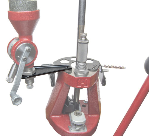 HORNADY MFG CO Hornady 399694 Iron Press Powder Measure Bracket Silver Metal Works With Hornady Iron Press