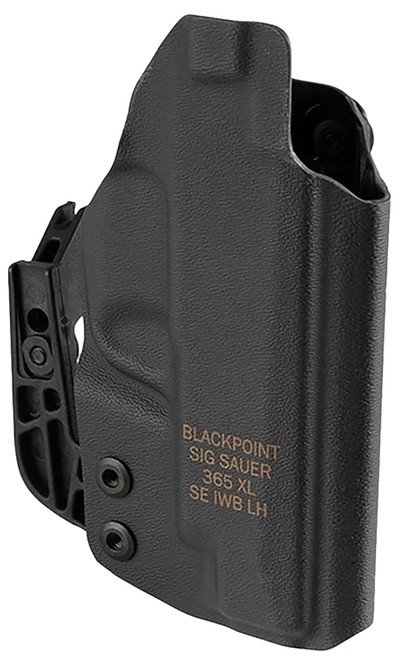 SIG SAUER INC Sig Sauer HOL365XLAPXLH Tactical  IWB Black Polymer Belt Clip Fits Sig P365XL Left Hand