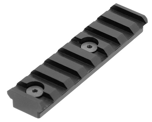 LEAPERS INC (UTG) UTG Pro MTURS04M 3.14" KeyMod Picatinny Rail Section 8 Slots  Black Anodized
