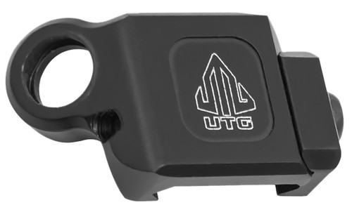 LEAPERS INC (UTG) UTG TLSWPM01 Angled QD Sling Swivel Adaptor Picatinny Black Aluminum