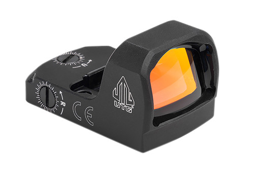 LEAPERS INC (UTG) Leapers OPRMR20R OP3 Micro Single Dot Black Anodized 1x 4 MOA Red Dot Reticle