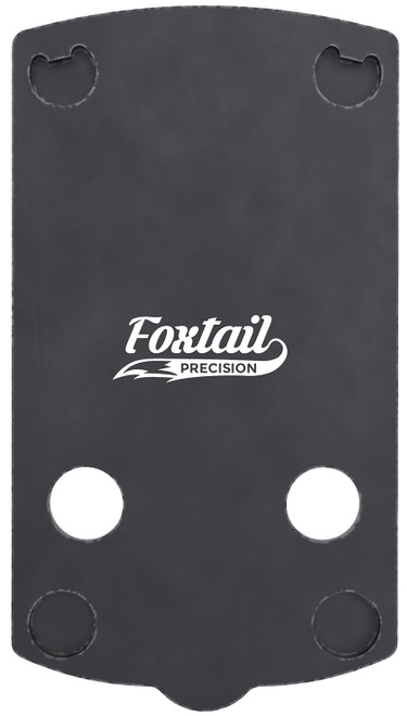 Foxtail Precision 100009 Red Dot Adapter Plate for Optics-Ready Pistol  Black Anodized Glock 43X/48 MOS Springfield Armory OSP