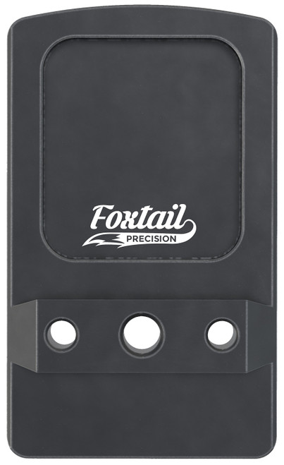 Foxtail Precision 100014 Rear Sight Dovetail Optic Adapter Plate for non MOS Glock  Black Anodized Glock Non MOS