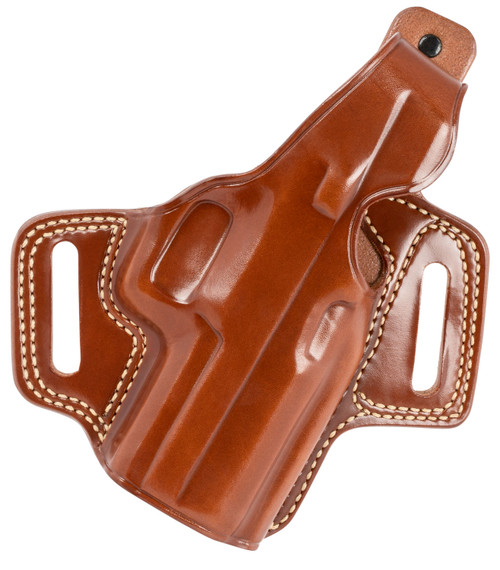 GALCO INTERNATIONAL Galco FL822 Fletch  OWB Tan Leather Belt Slide Fits Sig P320 Compact Fits Sig P320X Compact Fits Sig M18 Right Hand