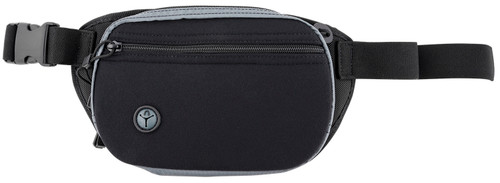 GALCO INTERNATIONAL Galco FTPRGBC Fastrax PAC Waistpack Size Compact Black/Gray Neoprene Compatible w/Glock 32/Kahr CW/S&W M&P ShieldX Belt Up to 50" Wide Ambidextrous