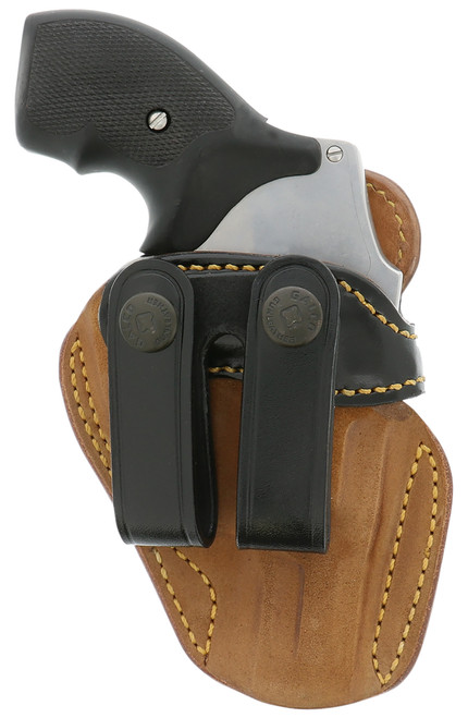 GALCO INTERNATIONAL Galco RG838RB Royal Guard 2.0 IWB Natural/Black Horsehide Belt Loop Compatible w/Glock 43/43X/Springfield  Hellcat Right Hand