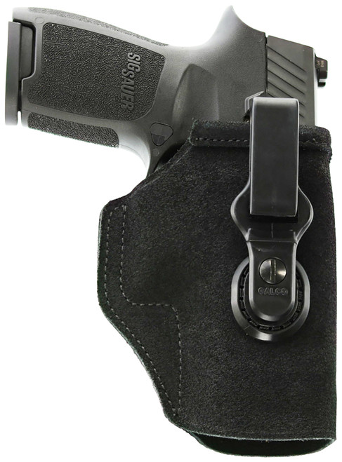 GALCO INTERNATIONAL Galco TUC854B Tuck-N-Go 2.0 IWB Black Leather UniClip/Stealth Clip Fits HK VP9 Ambidextrous