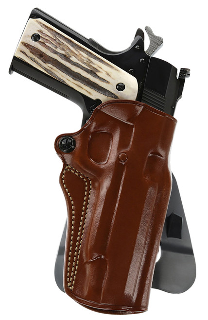 GALCO INTERNATIONAL Galco SM2212R Speed Master 2.0 OWB Tan Leather Paddle Fits 1911 Fits 5" Barrel Right Hand
