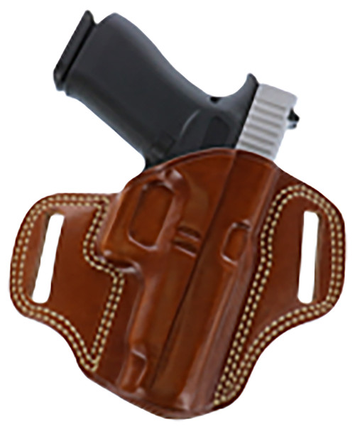 GALCO INTERNATIONAL Galco CM212 Combat Master  OWB Tan Leather Belt Slide Fits 1911 Right Hand