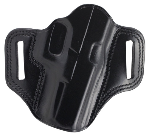 GALCO INTERNATIONAL Galco CM228B Combat Master  OWB Black Leather Belt Slide Compatible w/Glock 20/21/37, Belt 1.75" Wide Right Hand