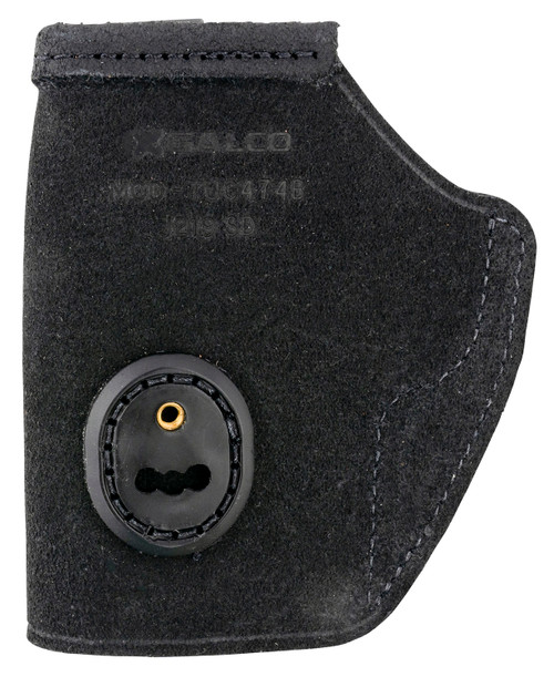 GALCO INTERNATIONAL Galco TUC474B Tuck-N-Go 2.0 IWB Black Leather UniClip/Stealth Clip Fits S&W M&P 2.0 Compact/2.0 Subcompact/Savage Stance Ambidextrous