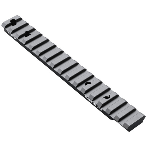 WEAVER/RCBS Weaver Mounts 99505 Multi-Slot Base  Extended Black Anodized Aluminum Fits Remington 783 Long Action
