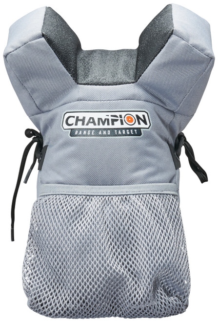 CHAMPION TARGETS/REVELYST Champion Targets 40895 Rail Rider Shooting Rest Front Bag Gray w/Black Panels