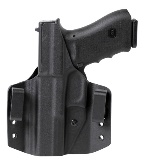 UNCLE MIKES/REVELYST Uncle Mike's 54CCW07BGL CCW Holster OWB Black Boltaron Belt Loop Fits Springfield XD/XD Compact Left Hand