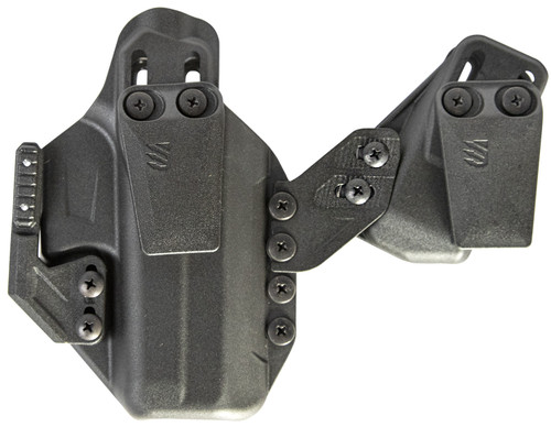 BLACKHAWK/REVELYST Blackhawk 416176BK Stache Premium Kit IWB Size 76 Black Polymer Belt Clip Compatible w/Glock 48 Ambidextrous