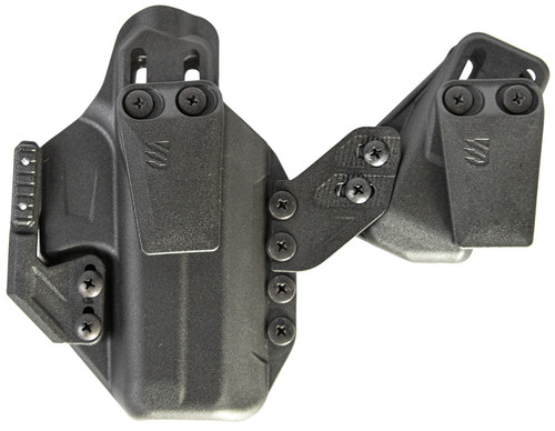 BLACKHAWK/REVELYST Blackhawk 416163BK Stache  IWB Size 63 Black Polymer Belt Clip Fits S&W Shield 9/40 Ambidextrous