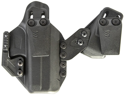 BLACKHAWK/REVELYST Blackhawk 416142BK Stache  IWB Size 42 Black Polymer Belt Clip Fits Colt Commander Ambidextrous