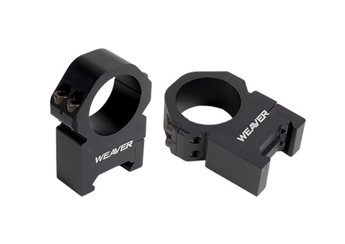 WEAVER/RCBS Weaver Mounts 48387 Precision  Black Aluminum 30mm Tube High