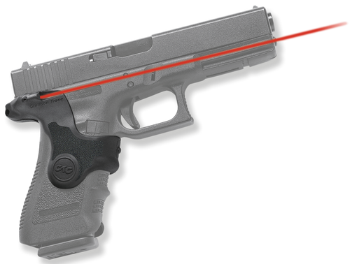 CRIMSON TRACE CORPORATION Crimson Trace 0124301 Lasergrips  Compatible w/Glock Gen3 17/17L/19/22/23/31/32/34/35/37/38,Red Laser Black Polymer