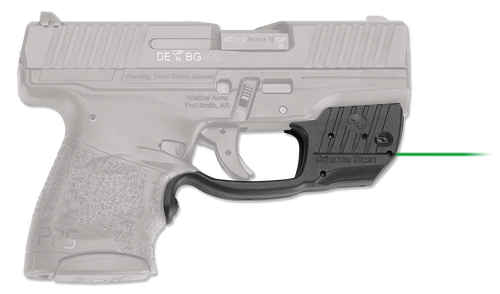 CRIMSON TRACE CORPORATION Crimson Trace 0158101 Laserguard  Fits Walther PPS M2, Green Laser Black Polymer